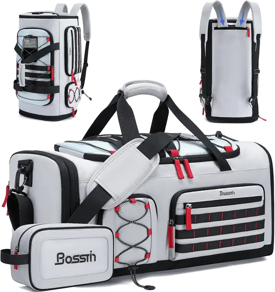 BOSSTIN Gym Bag for Men & Women, 45L-50L Expandable Sports Duffle Bag