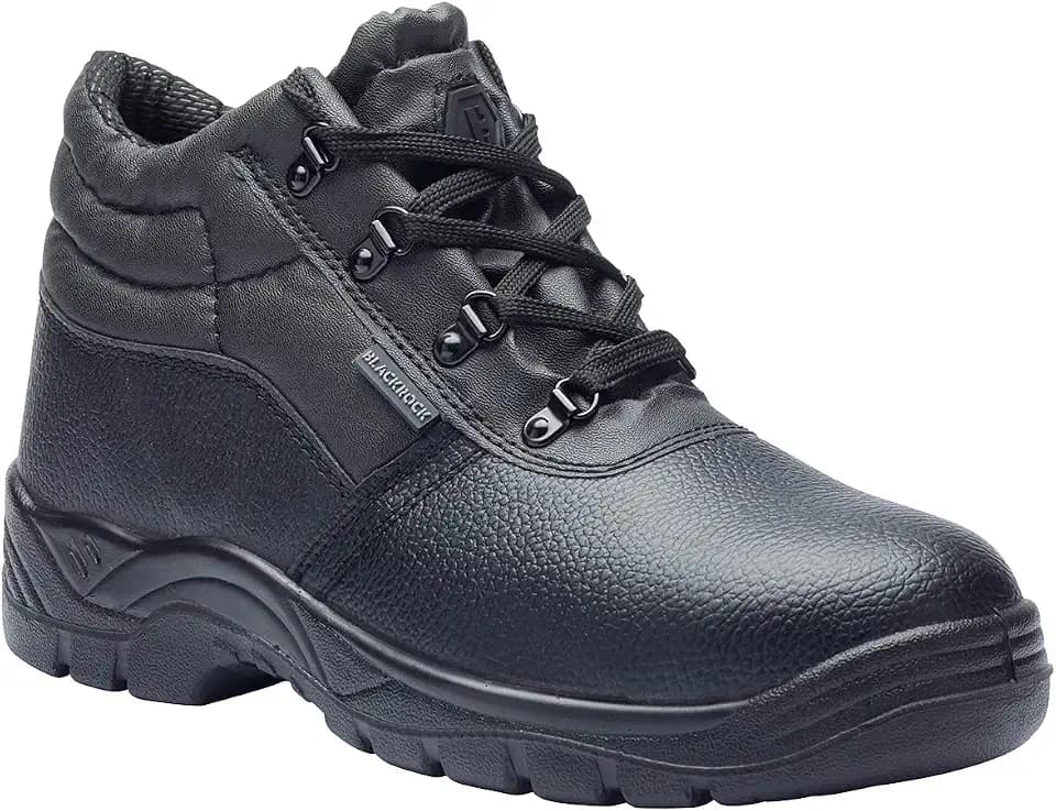 Blackrock Mens Chukka Steel Toe Cap Safety Boot / Mens Footwear (9 US) (Black)