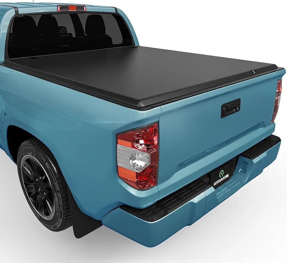 AUTOSAVER88 Soft Tri-Fold Tonneau Cover for 2022-2026 Toyota Tundra 5.5ft
