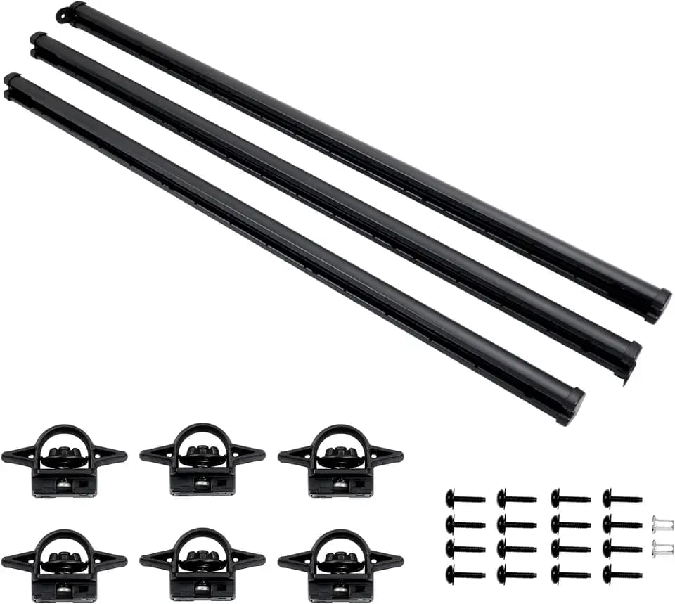 Bed/Trail/Truck Rail System, Fit for 2020-2026 Jeep Gladiator