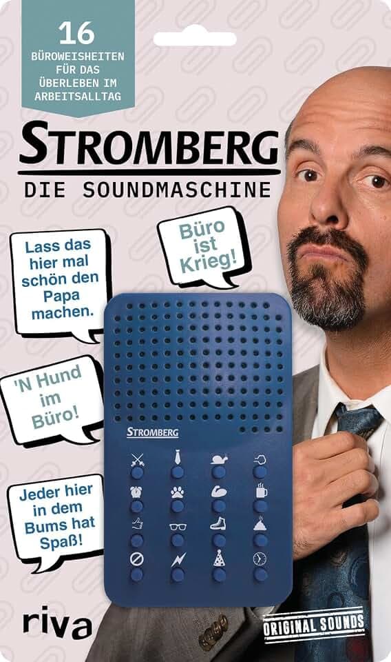 Stromberg - Die Soundmaschine: 16 Büroweisheiten für das Überleben im Arbeitsalltag | Originalsounds. Geschenk für Fans, Kollegen, Chefs. Lustiges Job-Gadget für langweilige Meetings