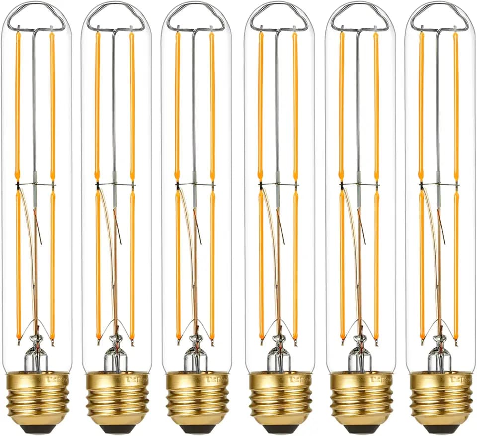 LiteHistory T10 E26 Led Bulb,Dimmable,Light Bulbs 60 watt Soft White,2700K