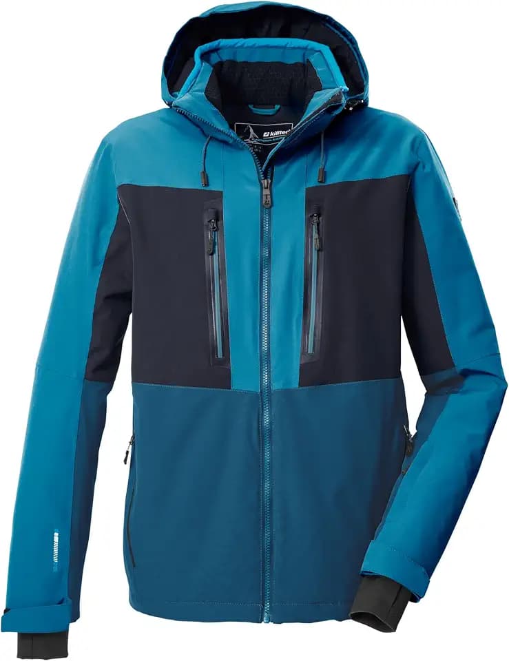 Killtec Herren Ksw 48 Mn Ski Jckt Skijacke/Funktionsjacke mit abzipbarer Kapuze und Schneefang