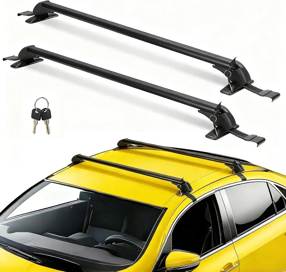 43" Universal Roof Rack Cross Bars Upgraded Aluminum Lockable Crossbars