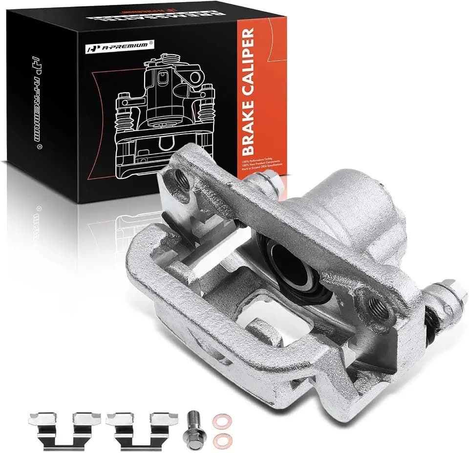 A-Premium Rear Left Driver Disc Brake Caliper with Bracket