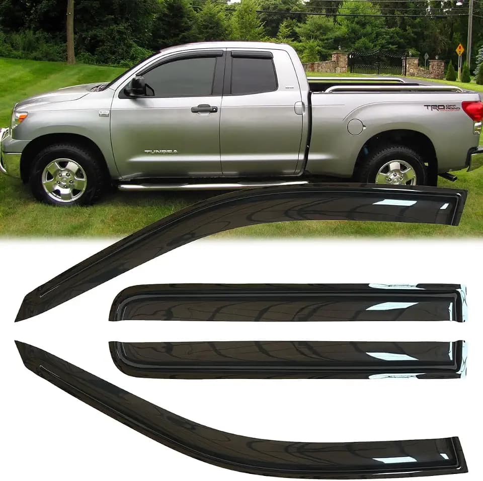 4pcs Original Side Window Wind Deflectors for 2007-2021 Tundra 94761