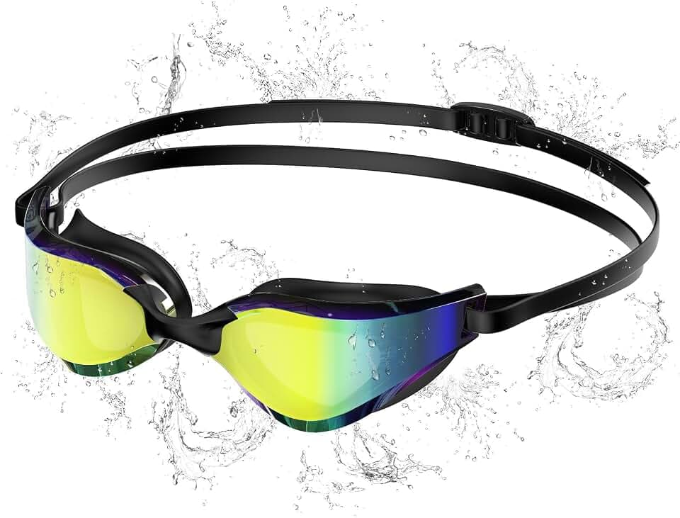 Taucherbrille Erwachsene, Wasserdicht, Anti-Beschlag, UV-Schutz