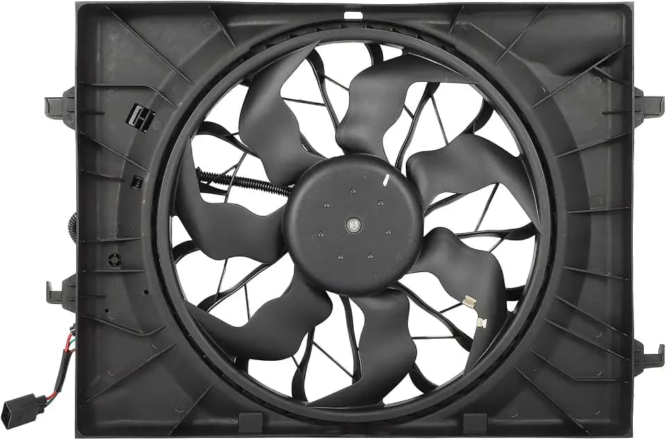SCITOO 621572 Engine Radiator Cooling Fan Assembly for Kia Optima 2016-2020