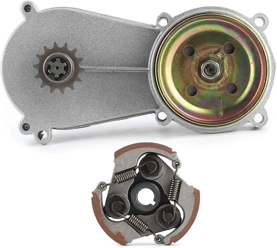 Pocket Bike Clutch Kit,Pocket Bike Getriebe Clutch Kit,4 Stroke Dirt Bike Clutch Kit,And Chain 14T Drum Housing Clutch Kit Fit For Mini Pocket Quad Dirt Bike Atv Parts