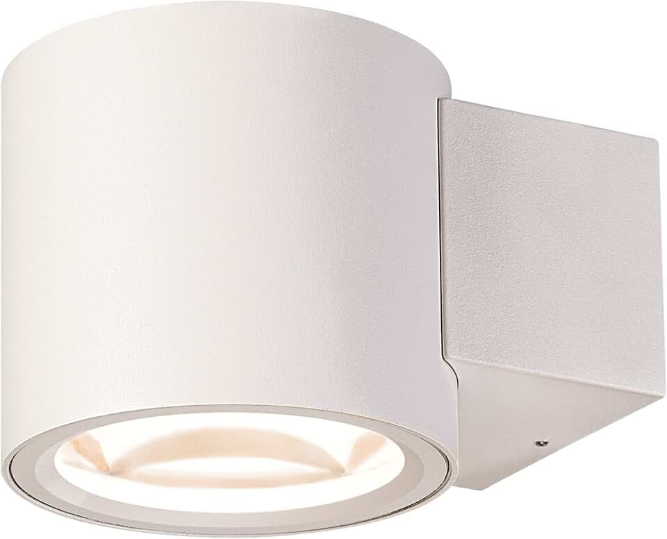 SLV OCULUS Wandaufbauleuchte/Wand-Beleuchtung innen, LED Spot, Aufbau-Leuchte, Wandaufbauleuchte, Wandstrahler / 2000-3000K 8.5W 570lm weiß dimmbar 100Grad