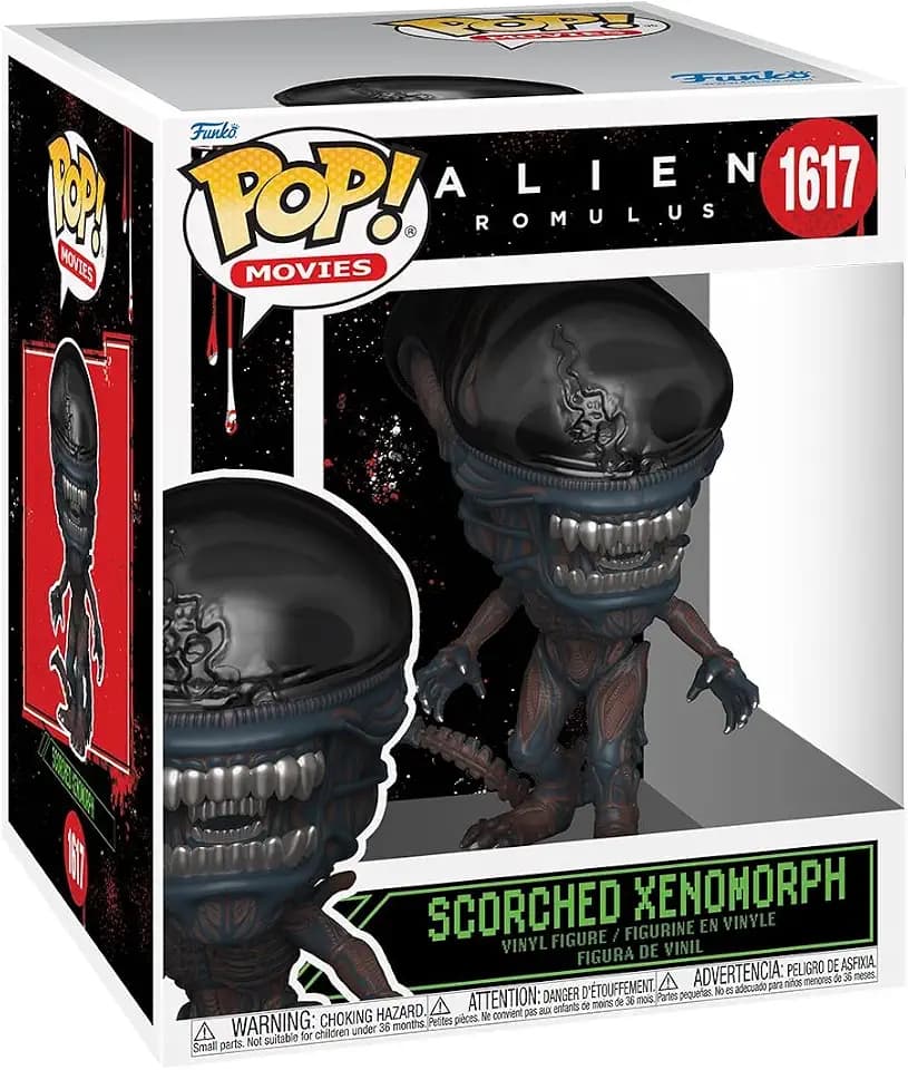 Funko Pop! Super: Alien: Romulus - Scorched Xenomorph - Vinyl-Sammelfigur - Geschenkidee - Offizielle Handelswaren - Spielzeug Für Kinder und Erwachsene - Movies Fans - Modellfigur Für Sammler