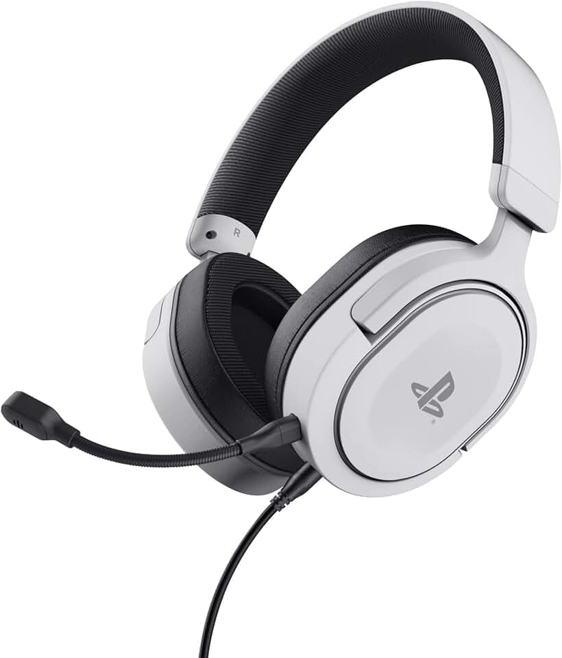 GXTrust Forta PS5 Gaming Headset Lizenziert für PlayStation 5, Weiß