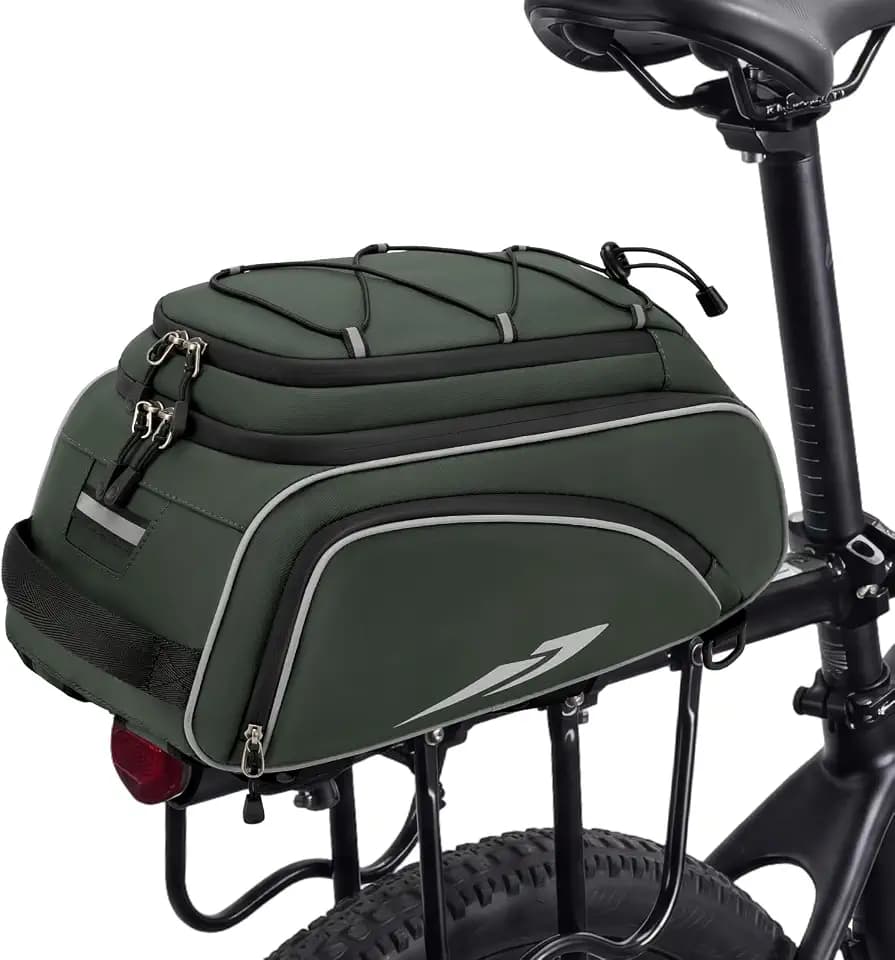 RAINSMORE Bike Bags for Bicycles Rear Rack Waterproof 15L Pannier Trunk Bag