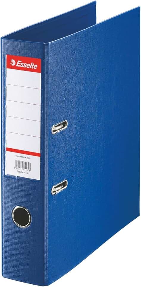 Esselte 320210 Plastik-Ordner Standard, DIN A4, 75 mm, Blau