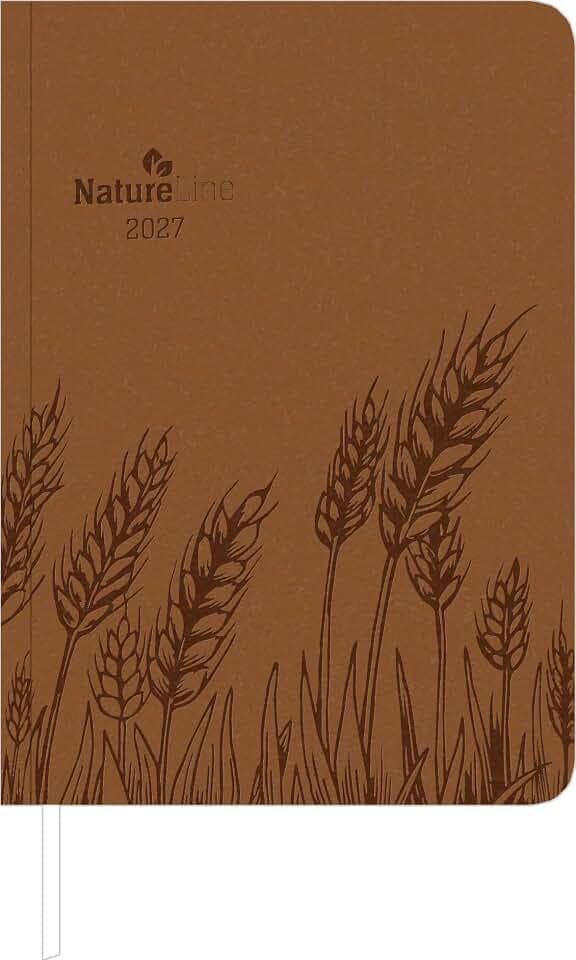 Buchkalender Malt 2027: Taschenkalender A5 (15x21 cm) - Tagesplaner mit Zeiteinteilung, Leseband, Notizbereich & Monatsübersicht, für Beruf, Schule & Alltag