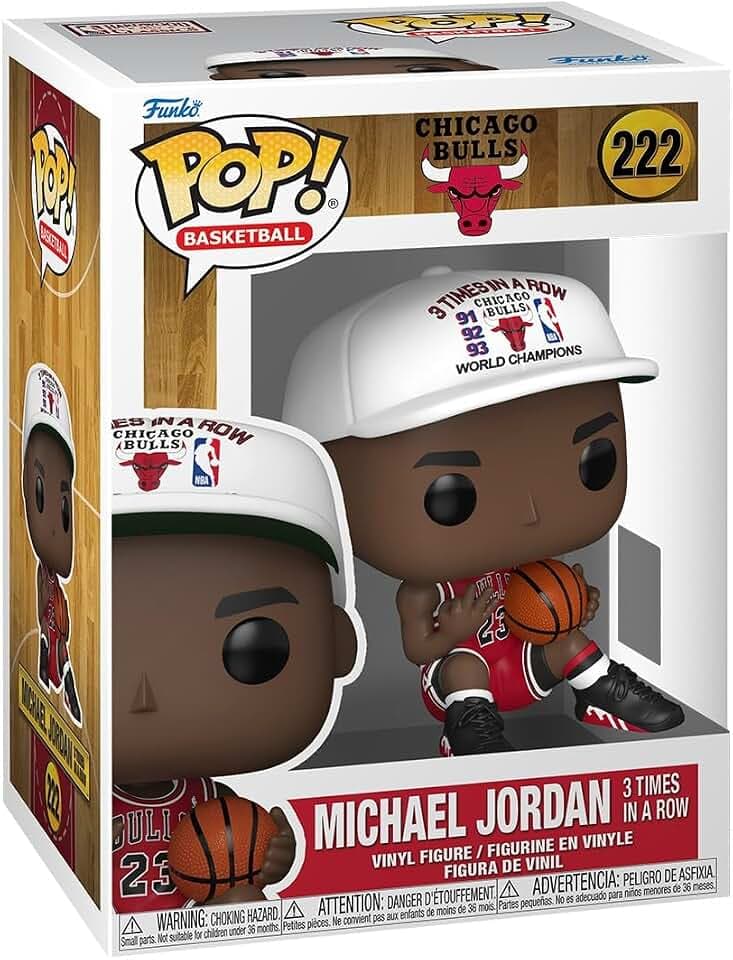 Funko POP! NBA: Bulls - Michael Jordan (3X in a Row)