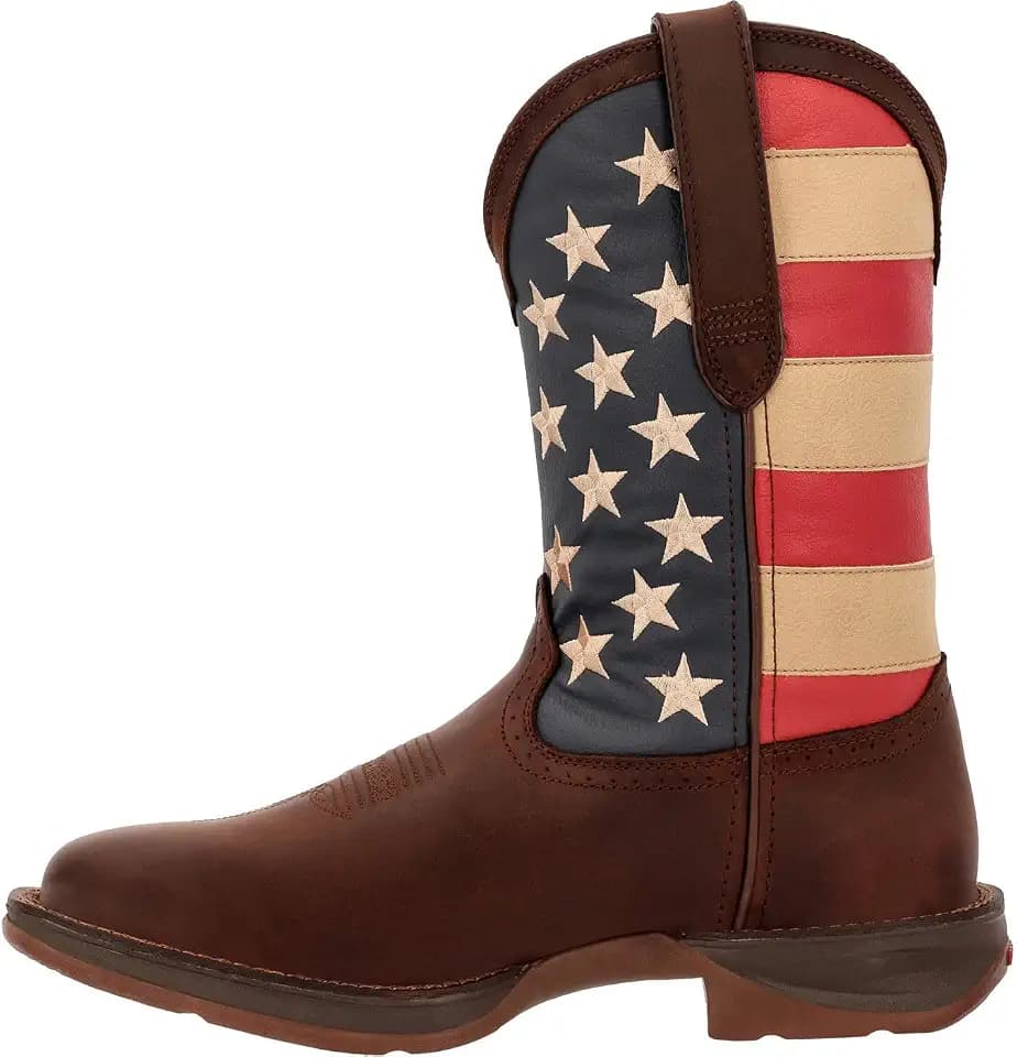 Durango Men's Patriotic Pull-On Western Flag Boots