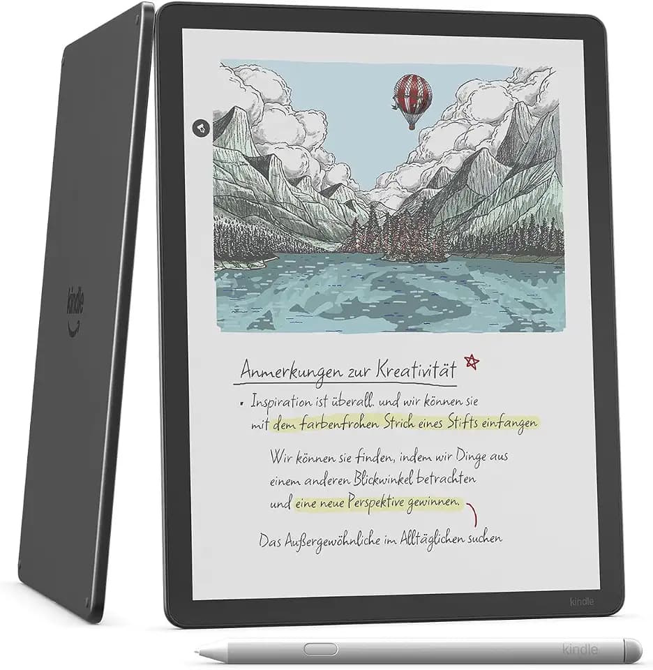 Amazon Kindle Scribe Colorsoft 32 GB (neueste Generation) – 11-Zoll-Farbdisplay mit Frontlicht – Dünn, leicht, leistungsstark – Dokumente, Bücher und integriertes Notizbuch – Graphit