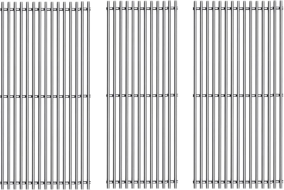 (3-Pack 19 1/4" Inch Stainless Steel Cooking Grid Replacement Parts for Traeger 34 and Pit Boss Pellet Grills (Traeger 34 and Pit Boss 1000XL 1100pro Series)