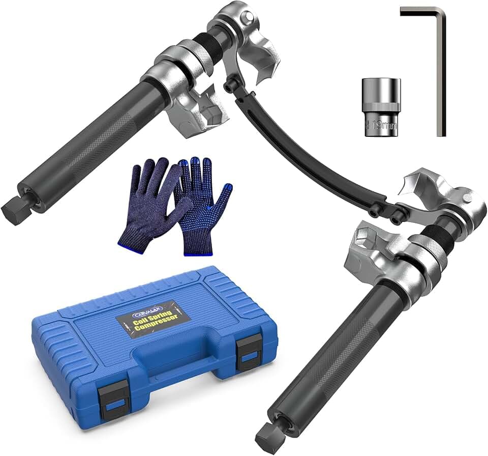 CARVALAX 2670LB Heavy Duty Coil Spring Compressor Set for MacPherson Strut