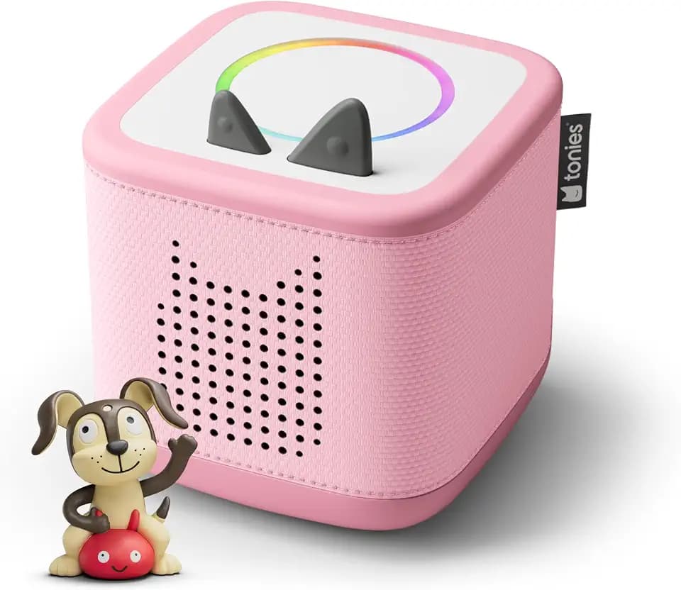 Toniebox 2 Audio Player Starter Set for Kids 1+, Cloud Pink