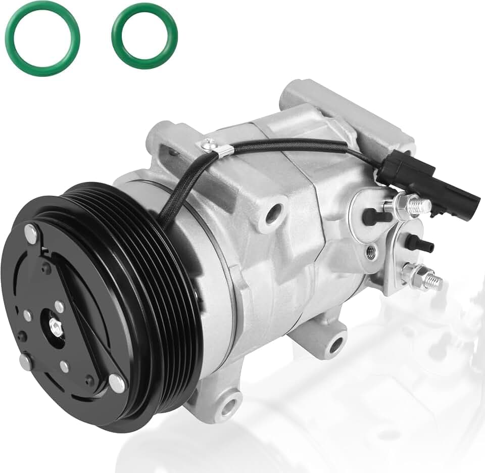 HYR New Air Conditioner AC Compressor with Clutch Fits for 3.6L ONLY Chrysler Town & Country 200 2011-2016, Dodge Grand Caravan Journey Avenger 2011-2020, Volkswagen Routan 2011-2014, Ram C/V 12-15
