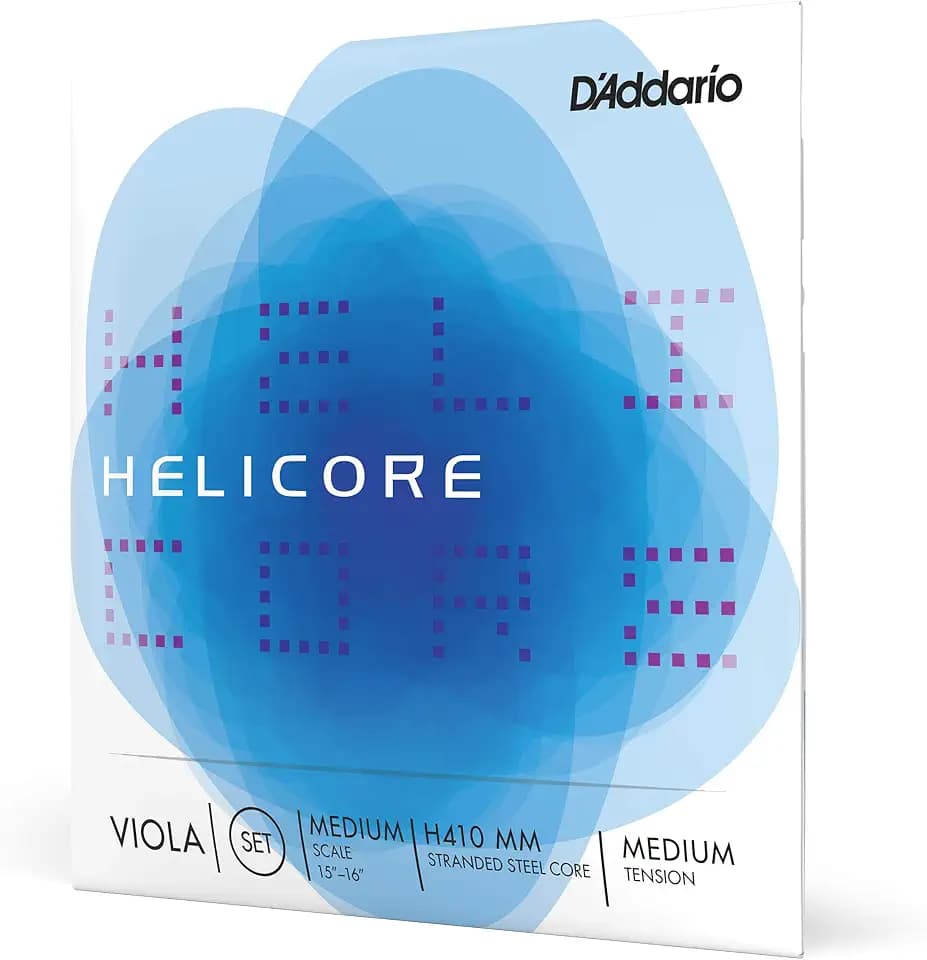 D'Addario H410-MM Helicore Viola Saitensatz mehrfach verdrillter Stahlkern Medium Medium