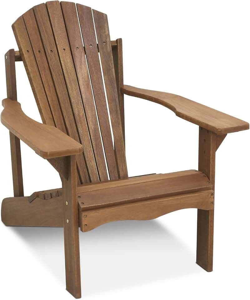 Furinno Tioman Outdoor Stuhl in Teaköl, Holz, natur, 89.92 x 76.45 x 89.41 cm