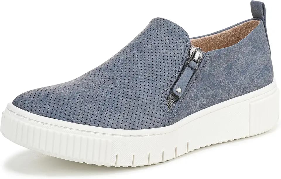 Naturalizer Soul Women's Turner Platform Slip On Fashion Sneaker Sneaker Blue 9 M