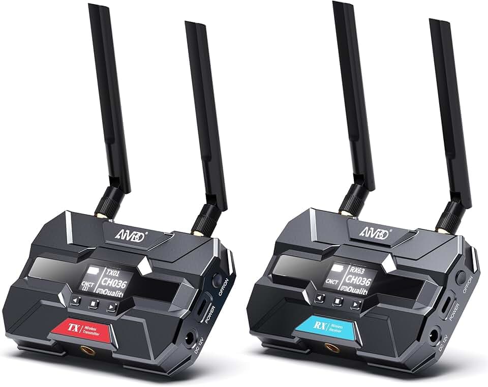 Pro Wireless HDMI Transmitter and Receiver – 6 RXs/TVs, HDMI Loopout, 656FT