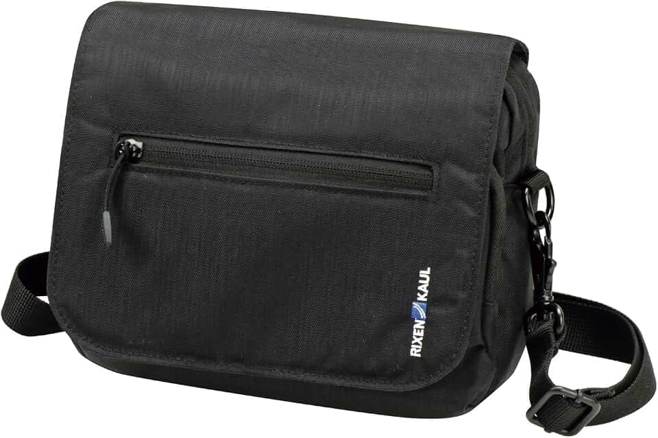 KLICKfix 0275PS SmartBag Touch Stuurtas, Black-Red, 1,8 Liter