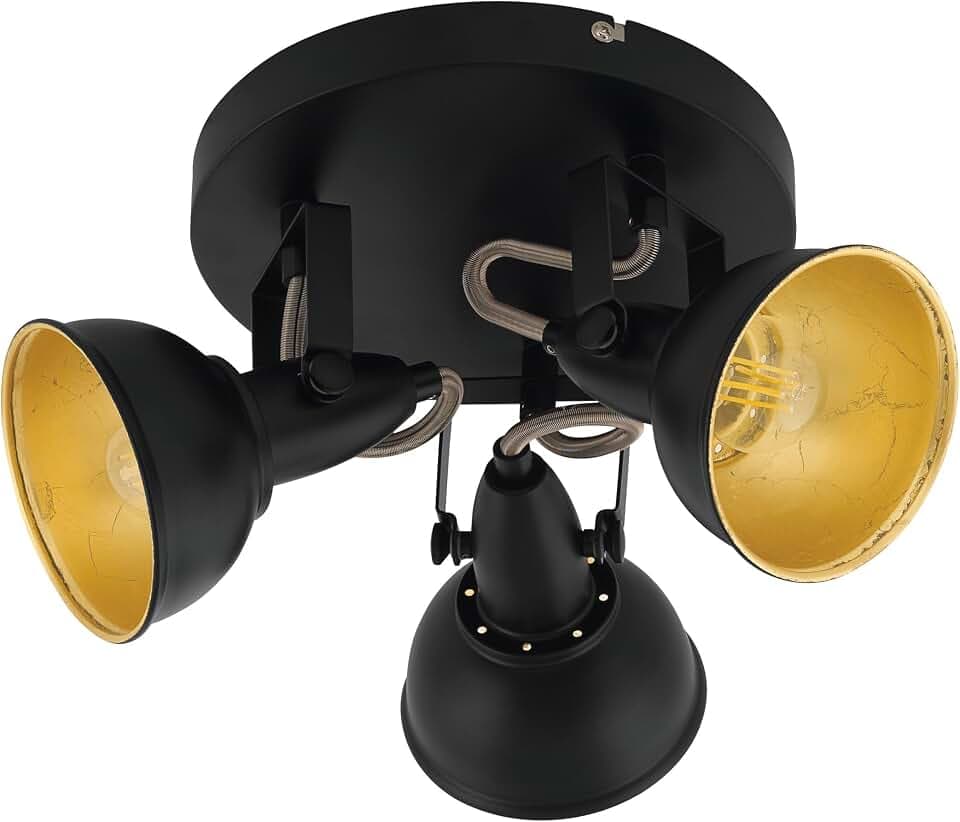 EGLO Deckenstrahler Thornton, Deckenlampe mit 3 Spots
