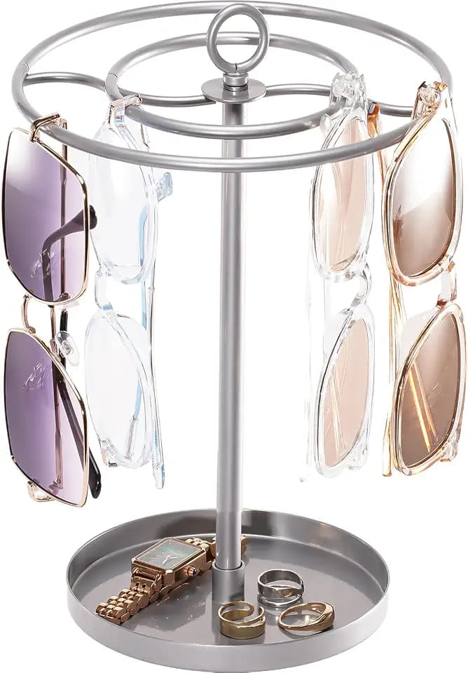 ProCase Sunglasses Organizer Glasses Holder Eyeglasses Stand -Silver