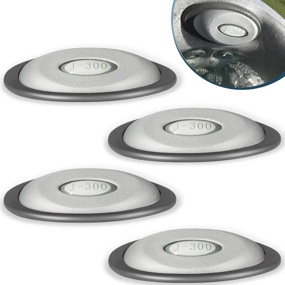 4 Pack 2472-824 Spa Oval Pillow for Jacuzzi J-300 Series 2004-2018