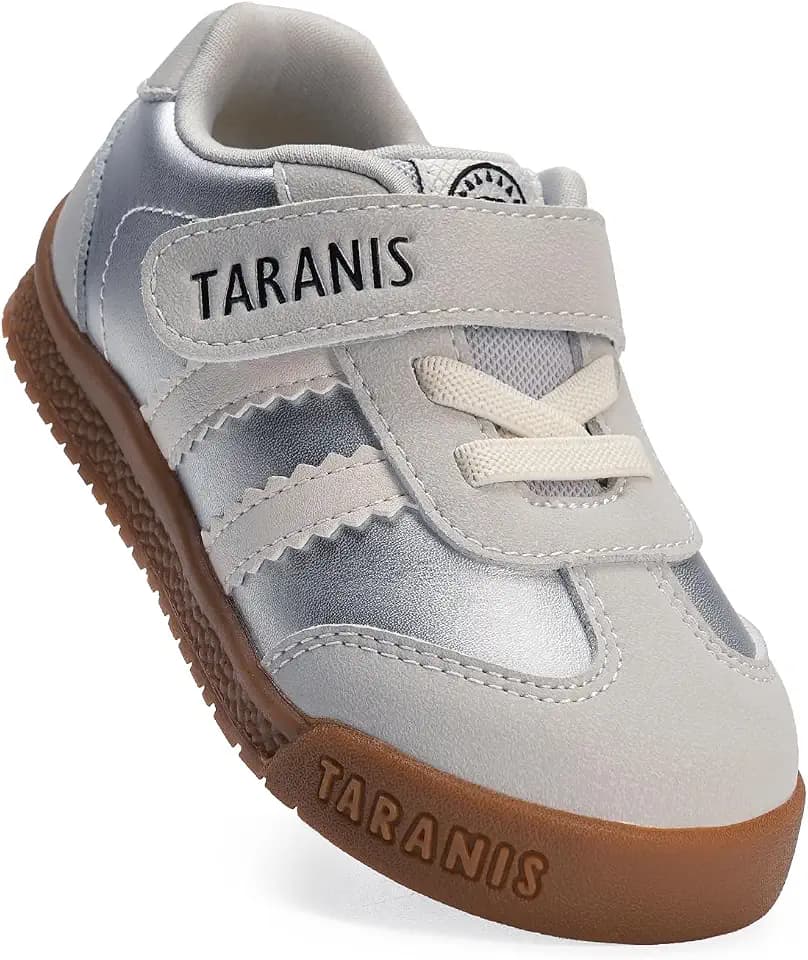 TARANIS Baby/Toddler Non-Slip Sole Skate Shoes Boys Girls Sneaker Walking Shoes