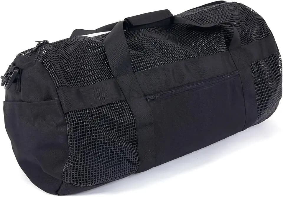 Large Mesh Dive Duffle Bag for Scuba Gear & Water Sports