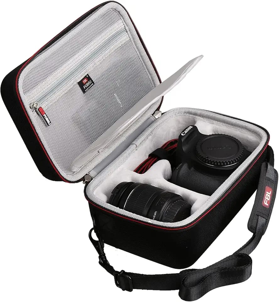 FBLFOBELI EVA Camera Case for Canon EOS Rebel T7/T8i/T5/R50/R100