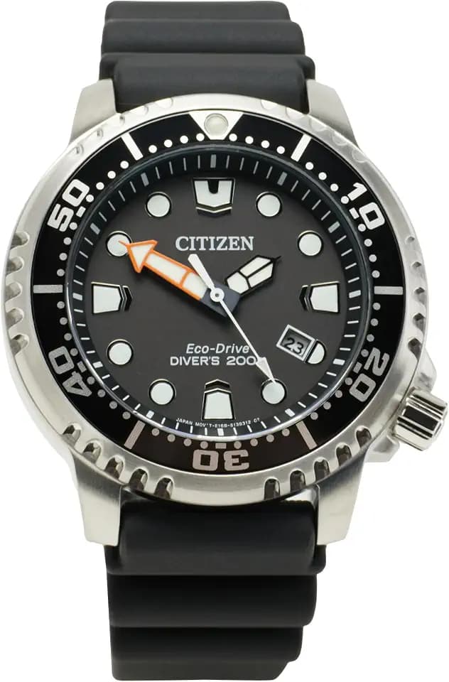 Citizen Men's Promaster Diver Solar Powered Watch with Rubber Strap