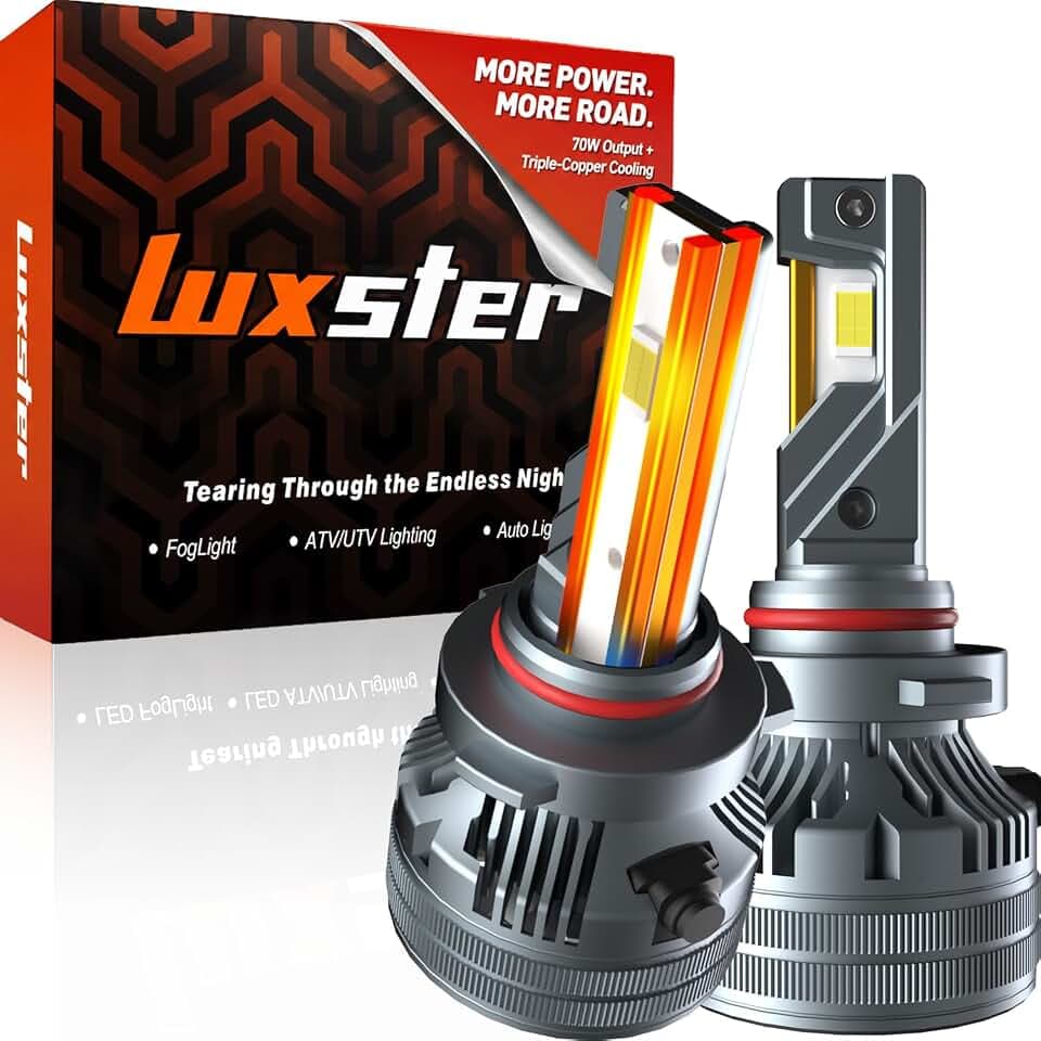 LUXSTER 9005 HB3 Punisher 60000lm High Performance LED Bulbs 6000K (2 Pack)