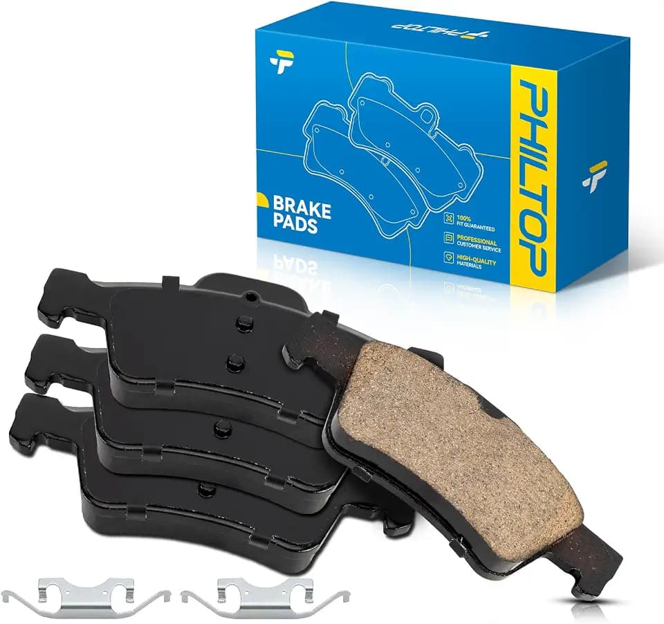 PHILTOP Rear Brake Pads for Mercedes-Benz E350 2006-2016, S550 2007-2013