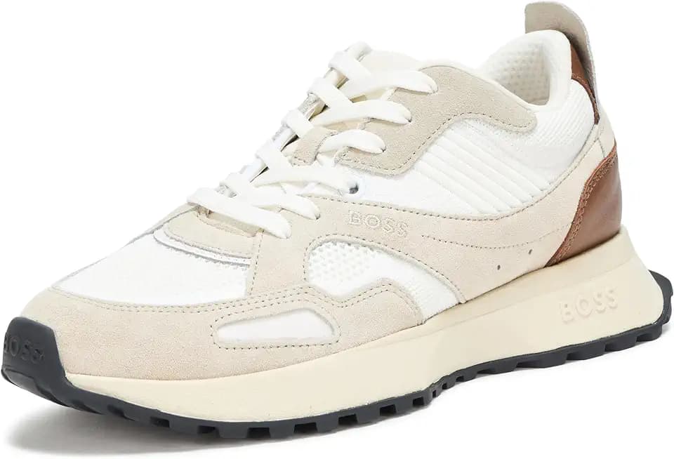 BOSS Men's Colorblock Lace Up Sneakers