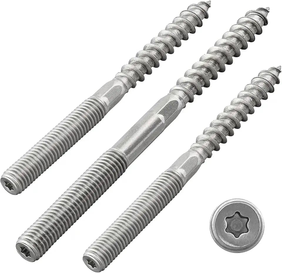 DSM – Stockschrauben M8 x 50 mm – 20 Stück – Torx TX25 – Edelstahl A2