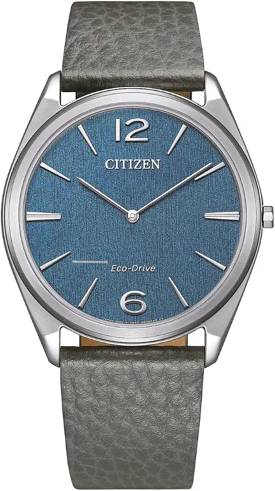 Citizen Eco-Drive Suratto Herrenuhr, Blau, 38.4 mm, AR3120-24L