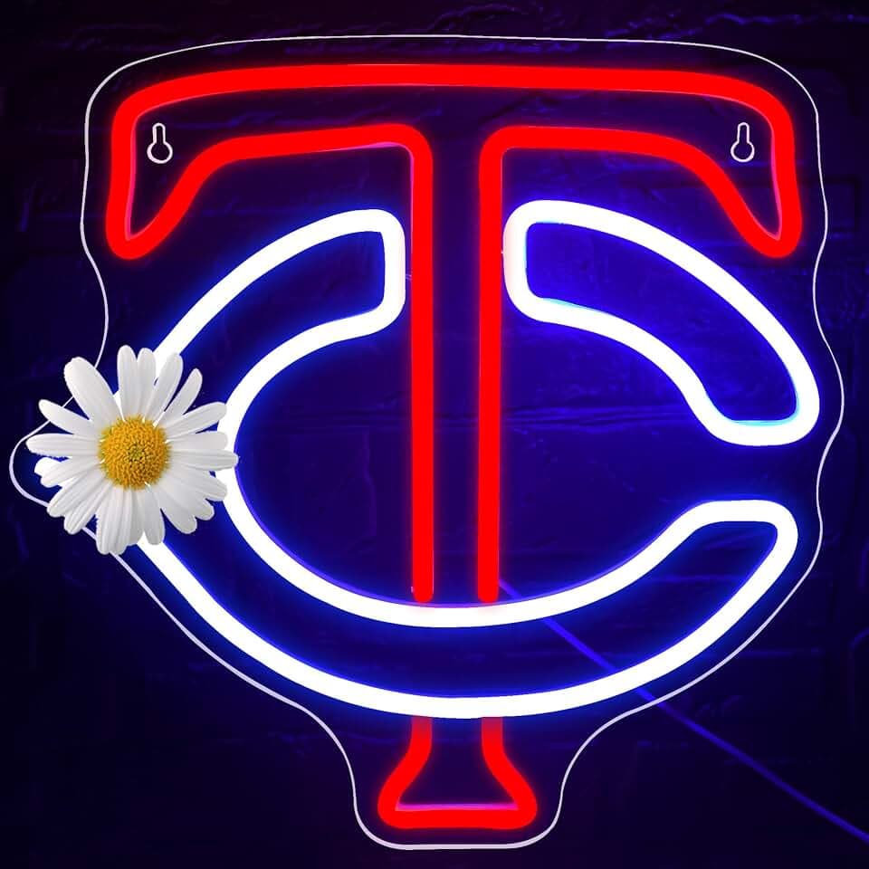 Baseball Neon Sign for Wall Decor Baseball Team Neon Light for Man Cave