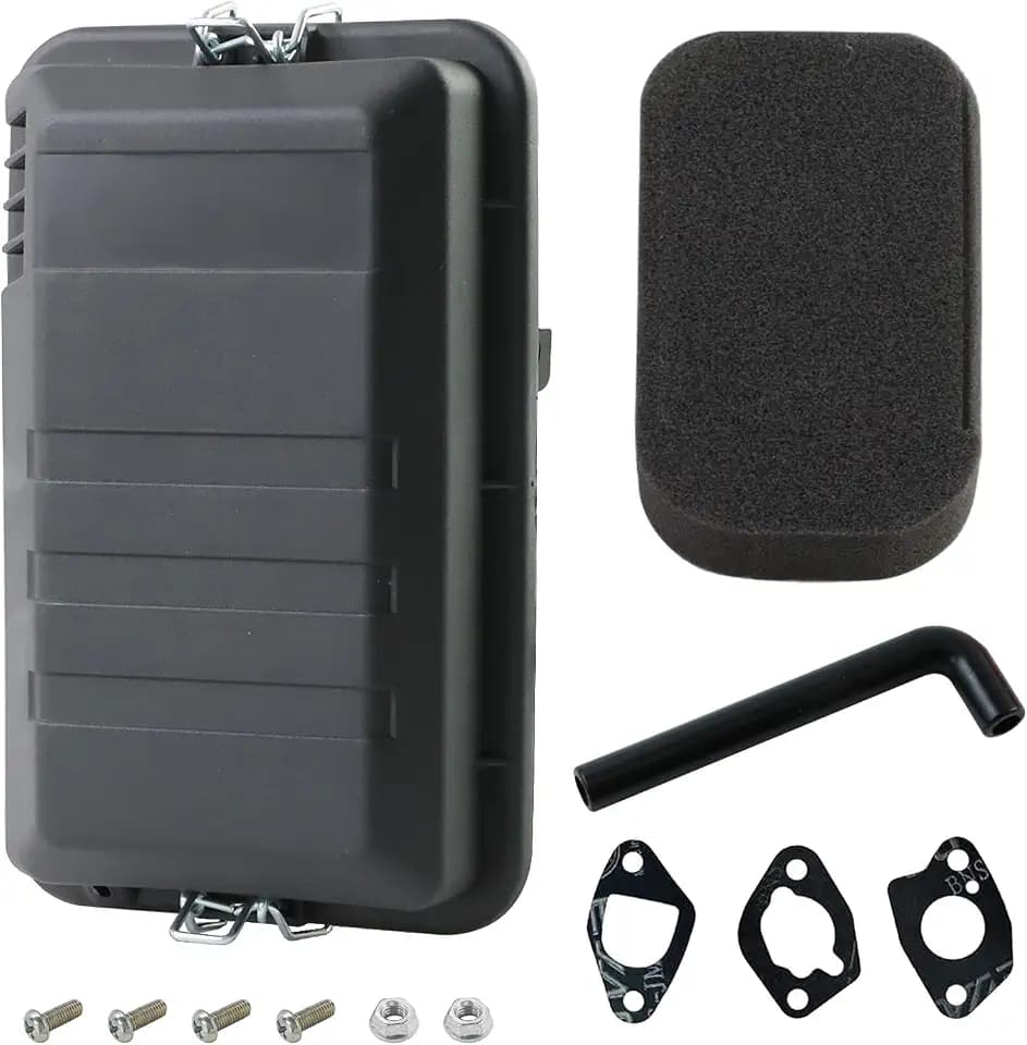 KIKITE 196cc 212cc Generator Air Filter Housing Box/Cover Assembly for 3000 3500 4000 4500 watt Air Filter Cleaner Box Compatible with Predator Champion Firman Generators Air Filters