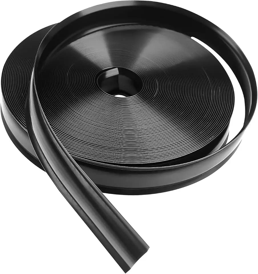 1" Black Vinyl Trim Molding Screw Cover RV Camper Travel Trailer (100 ft)