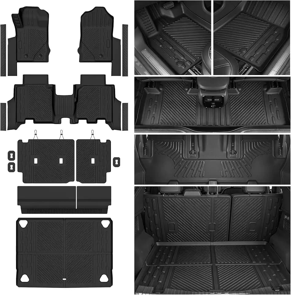 All Weather Floor Mats for 2021-2026 Ford Bronco 4-Door (Not for Sport)