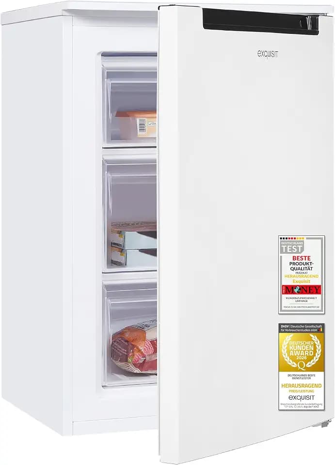 Exquisit Gefrierschrank GS581-040Cweiss - 87 L Nutzinhalt - 85,5 cm Höhe