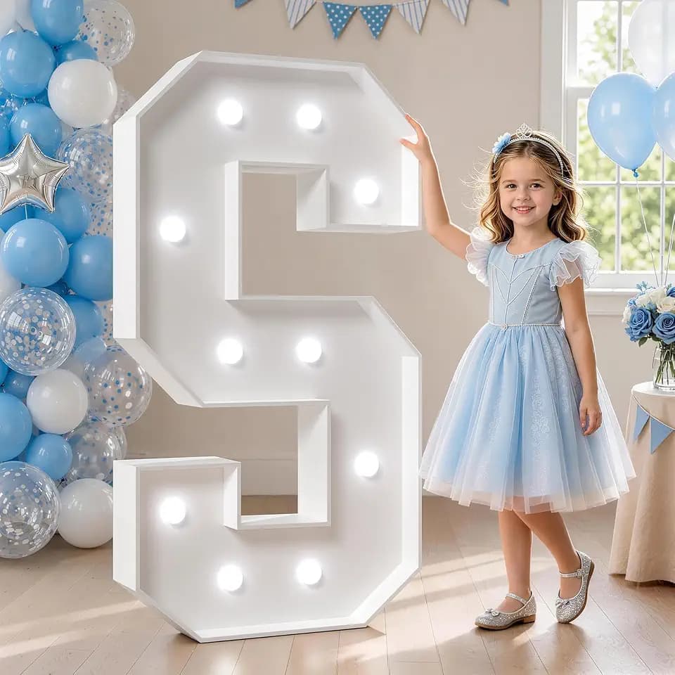 Marquee Letters 4 Feet Tall, Cool Light Up Letters S for Party Decor