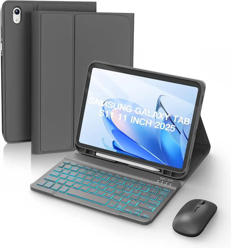 RAYMCRAFT Case with Keyboard Mouse for Samsung Galaxy Tab S11 11-inch